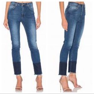 Anine Bing | Dark Hem Detail Jeans